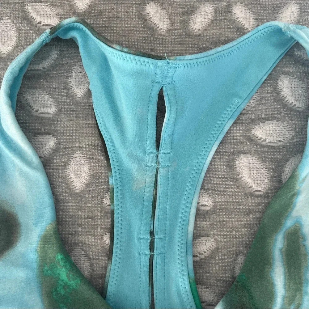 AE aerie OFFLINE Real Me Tie Dye Keyhole Sports Bra Size XS - Picture 9 of 13